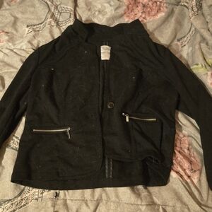 Ci Sono Black Outerwear Jacket